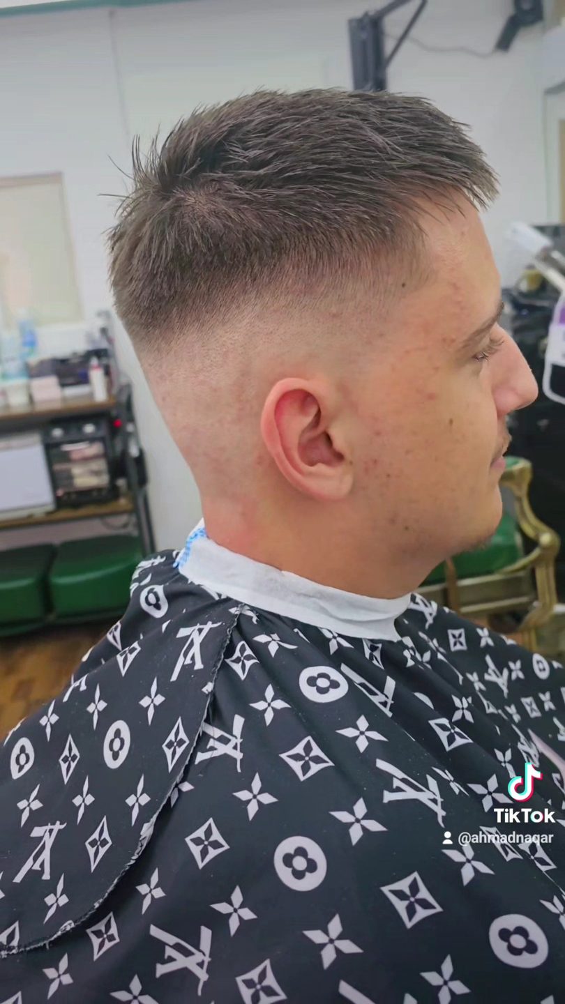 Skin Fade mit Textur